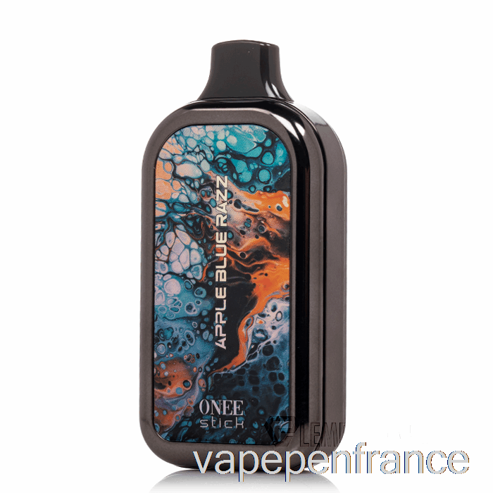 Yibla 6500 Stylo Jetable Bleu Pomme Razz Vape